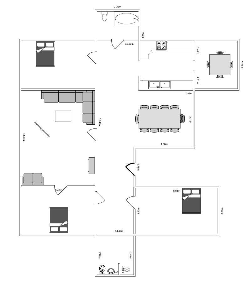 Moderen And Sleek 3Br With Bath By The Lakes And Metro 哥本哈根 外观 照片